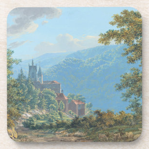 A Fortress in a Mountain Landscape at Sunrise Coaster