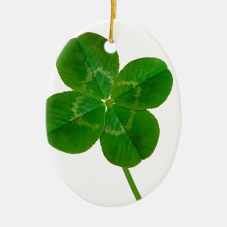 A Four Leaf Clover Ceramic Tree Decoration