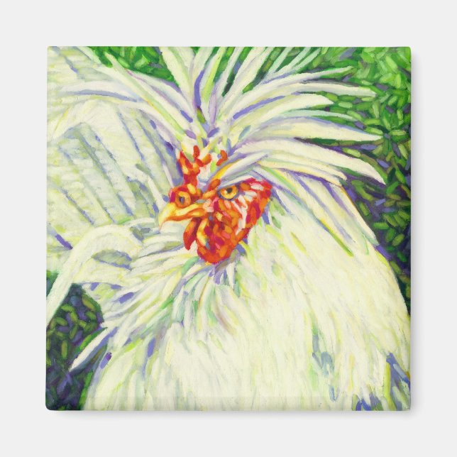 A Fowl Look - Chicken Magnet (Front)