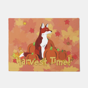 A Fox in the Pumpkin Patch (Harvest Time!) Doormat
