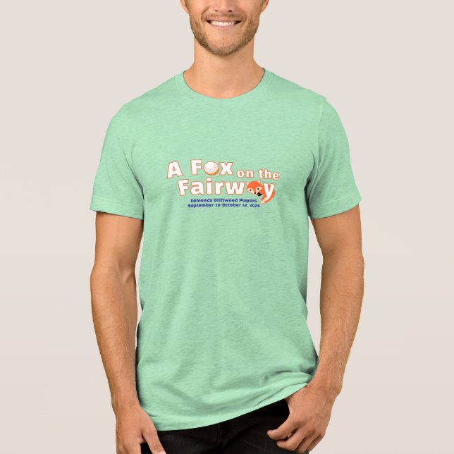 "A" Fox on the Fairway - Mens - Green Shirt (Front)