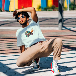 A fox riding a BMX bike T-Shirt