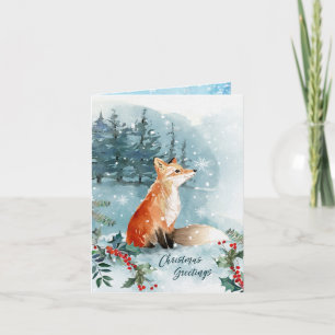 A Foxy Christmas Card