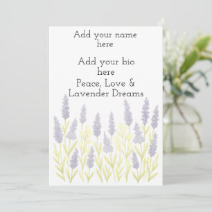 A fragrant breeze from the fields of dreams holiday card