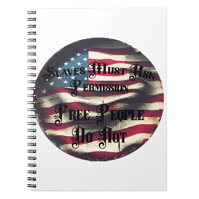 A Free People Notebook (Front)