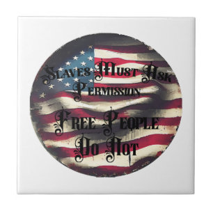 A Free People Tile