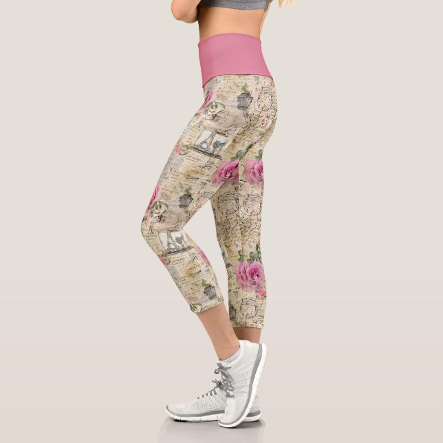 A French Ephemera Design Series 1 Capri Leggings (Left)