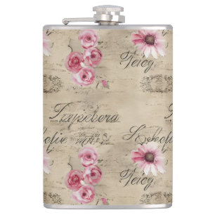 A French Ephemera Design Series 20 Hip Flask