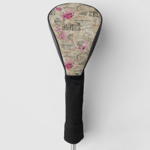 A French Ephemera Design Series 24 Golf Head Cover