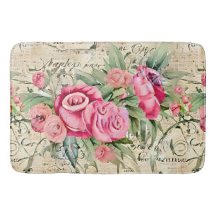A French Ephemera Design Series 26 Bath Mat