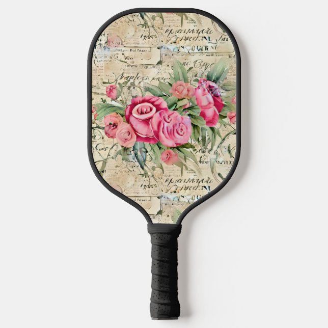 A French Ephemera Design Series 26 Pickleball Paddle (Front)