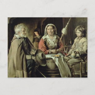 A French Interior, c.1645 Postcard