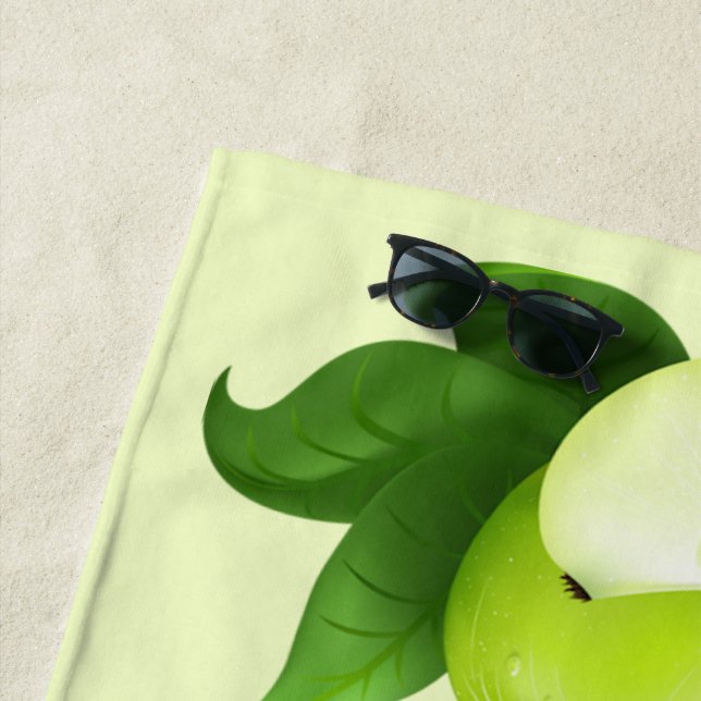 A Fresh Apple Beach Towel (In Situ)