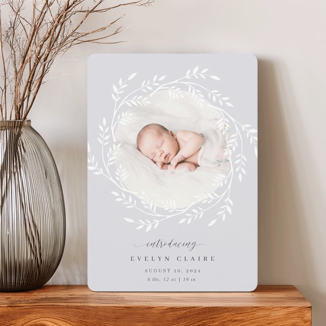 A Fresh Branch | Photo Birth Announcement (Creator Uploaded)