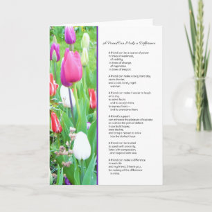 A Friend Can Make a Difference... Thank You Card