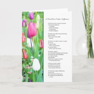 A Friend Can Make a Difference... Thank You Card