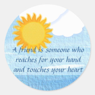 A Friend Classic Round Sticker