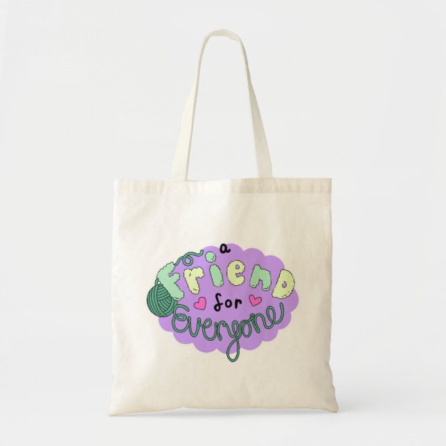 "A Friend for Everyone" Logo Bag (Front)
