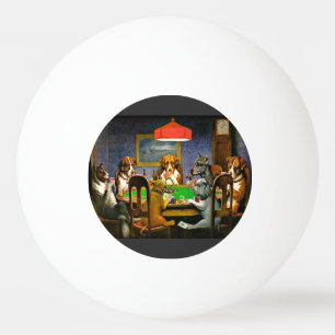 A Friend in Need, Dogs Playing Poker, Ping Pong Ball