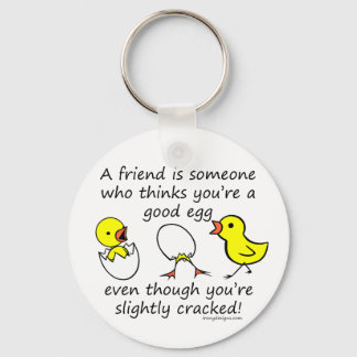 A friend is someone key ring