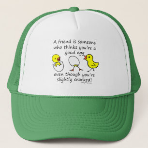 A friend is someone trucker hat
