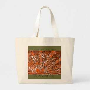 A Friend Loves At All Times. - Large Tote Bag