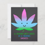 A Friend With Weed Invitation<br><div class="desc">✅Awesome Gift: Perfect gift for Valentines day, birthday, anniversary, Christmas, Thanksgiving day and any other specail days to wife, husband, girlfriend, boyfrined, mom, sister, family and friends. ✅Occasions: This cozy quilts throw are great for a picnic at the park, snuggling while watching TV, relaxing on the sofa, or as a...</div>