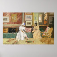 A Friendly Call - William Chase Fine Art Poster