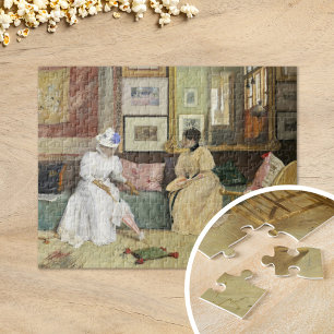 A Friendly Call William Merritt Chase Jigsaw Puzzle