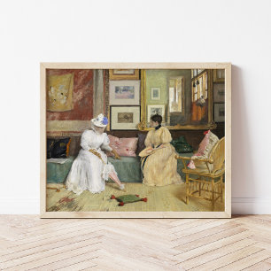 A Friendly Call William Merritt Chase Poster