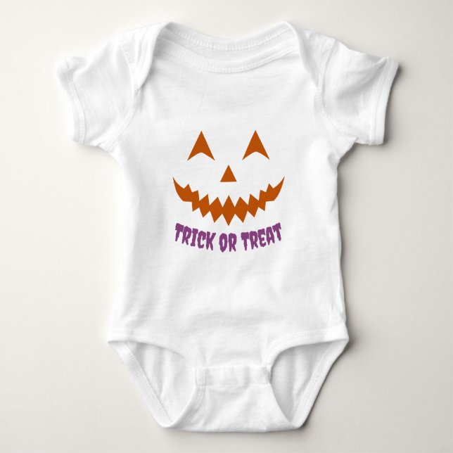 "A Friendly Face" Baby Bodysuit (Front)