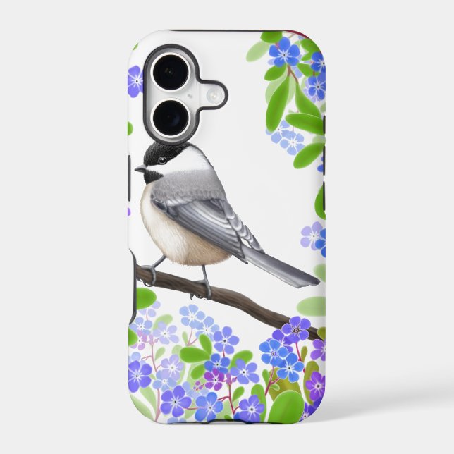 A Friendly Little Chickadee iPhone 5 Case (Back)