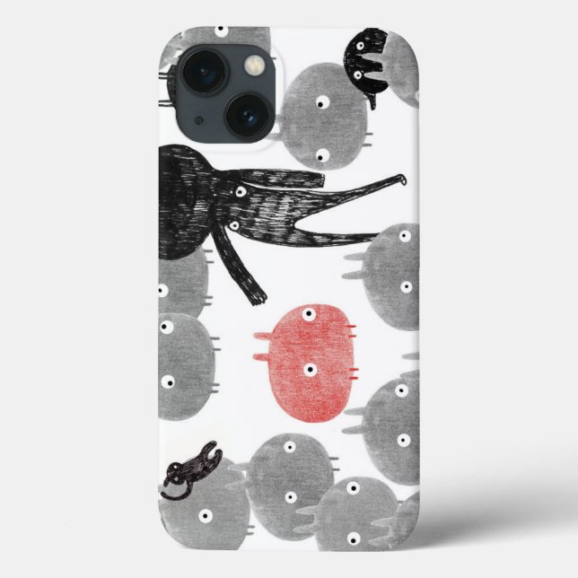 A friendly visit to the bunnyland 2014 Case-Mate iPhone case (Back)