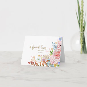 A Friends Loves At All Times Prov 17:17 Note Card