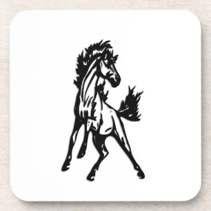 A Frisky Jumping Horse in the Wild Coaster