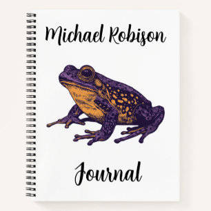A frog illustration - l notebook