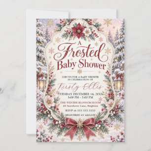 A Frosted Baby Shower Invitation