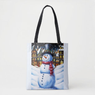 A FROSTY CHRISTMAS EVE Tote Bag