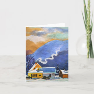 A Frosty Little Farm Holiday Card