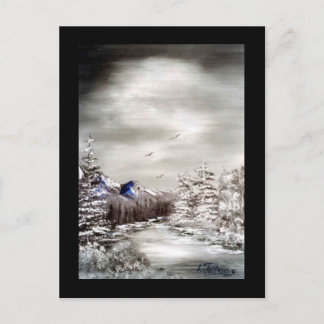 A Frosty Night - Postcard