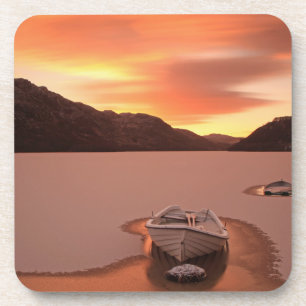 A Frozen Loch Ruthven, Uk Coaster