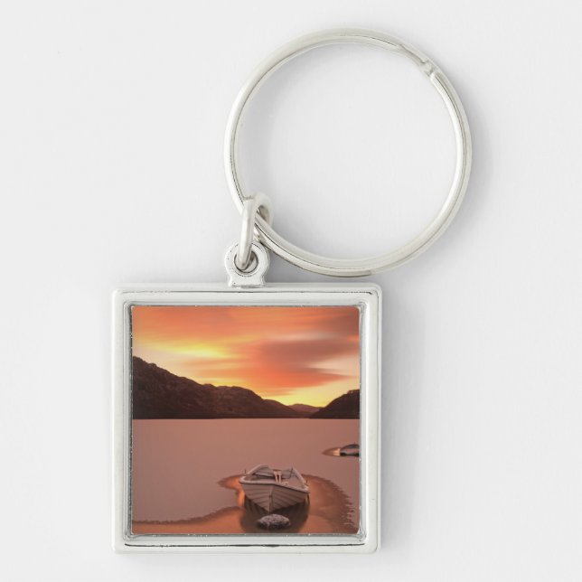 A Frozen Loch | Ruthven, Uk Key Ring (Front)