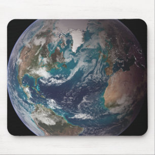 A full view of Earth showing global data 2 Mouse Mat