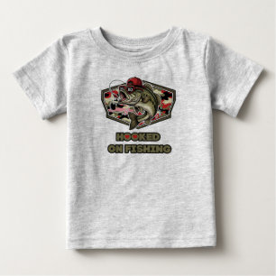 A fun and bold illustration of a cool bass baby T-Shirt