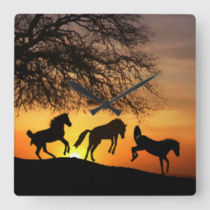 A fun and whimsical Horse Clock