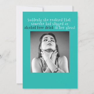 A fun birthday card for a party girl