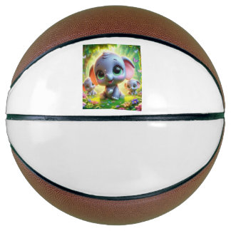 A Fun Stroll for the Elephant Family Basketball
