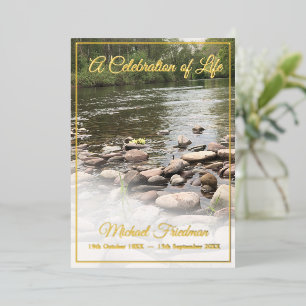 A Funeral Memorial 'Celebration of Life' Jewish  