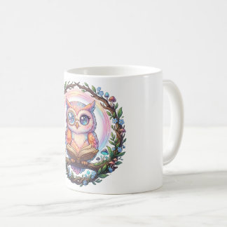 A Funky Celestial Owl Scholar Mug! Coffee Mug