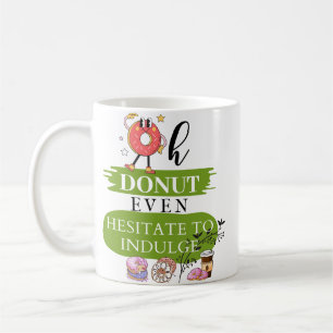 A Funny doughnut Mascot  Coffee Mug